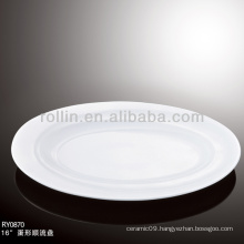 egg shaped special porcelain dinner plate